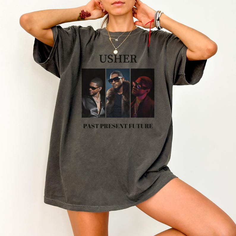 Usher Vintage Shirt Usher Concershirt Past Present Future