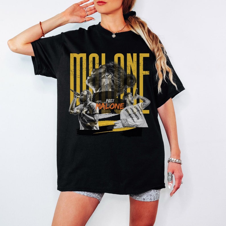 Vintage Post Malone Shirt Malone Rap Music Shirt Post Malone F1 Trillion Tour Shirt