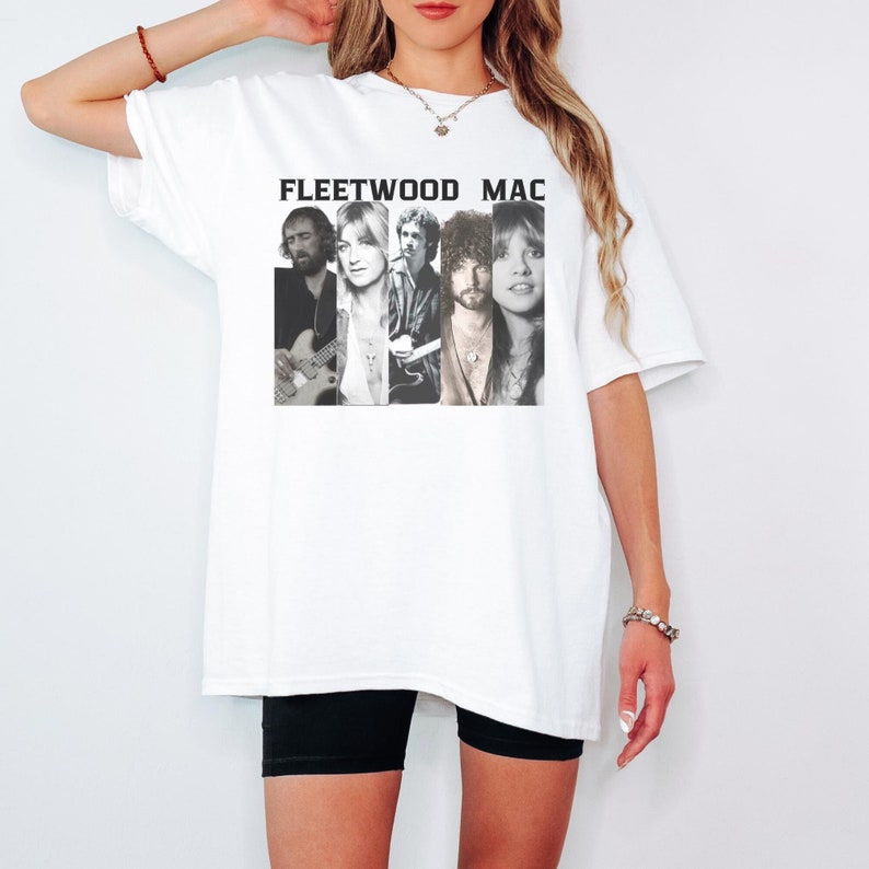 Fleetwood Mac Shirt, Band Shirt, Rock Concershirt, Music Lover Gift, Retro Graphic Shirt