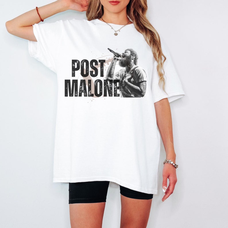 Vintage Post Malone Shirt Malone Rap Music Shirt Post Malone F1 Trillion Tour Shirt