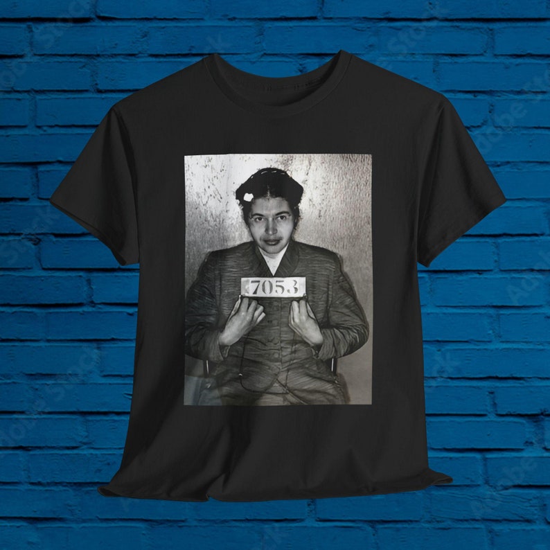 Rosa Parks Shirt Mugshot Black History Month