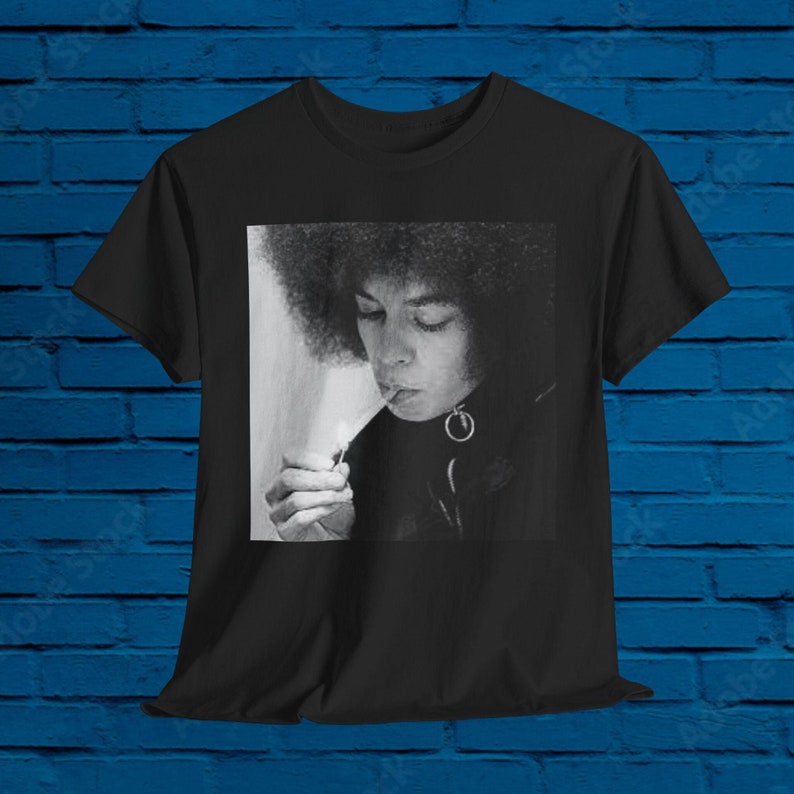 Angela Davis Smoke Black History Month Shirt