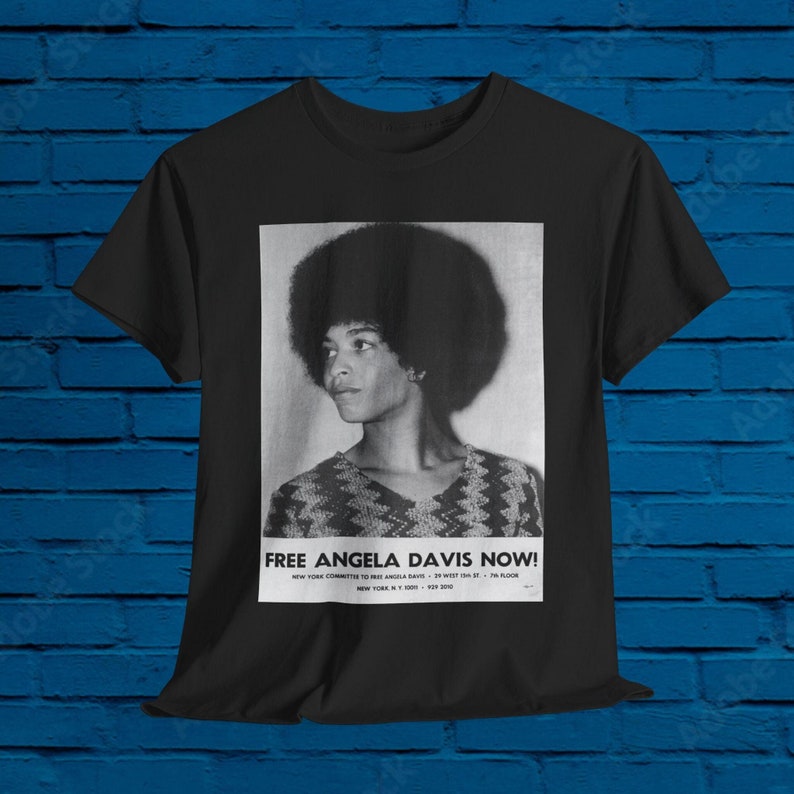 Angela Davis 1970 Free Poster! Black History Month Martin Luther King Shirt