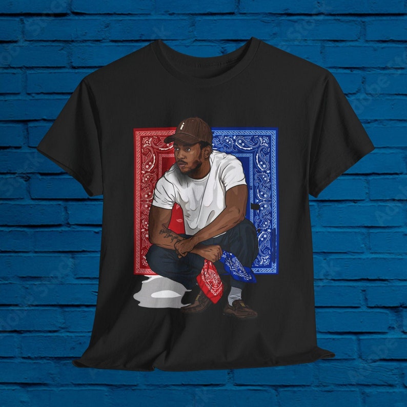 New Kendrick California Love! Blue Rag Shirt