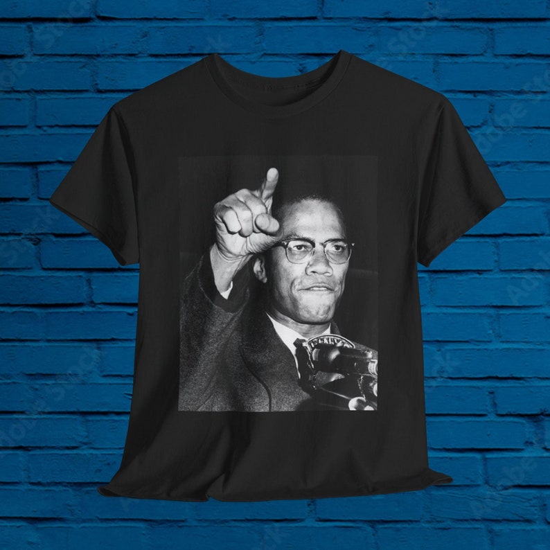 Malcolm X Iconic! Black History Month Martin Luther King Shirt