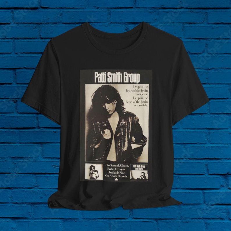 Patti Smith 76 Radio Ethiopia Poster Punk Shirt