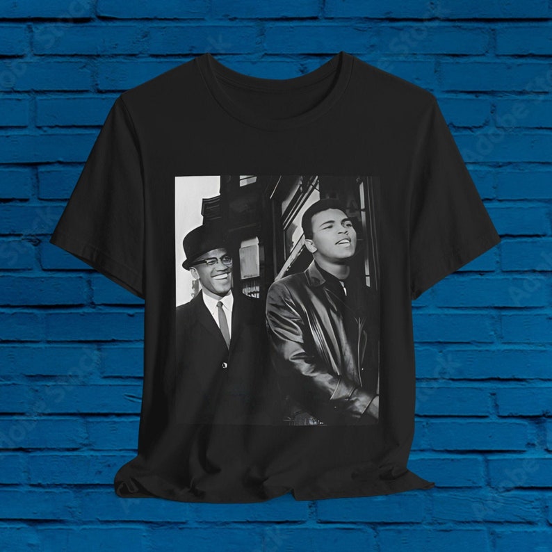 Malcolm X Muhammad Ali Rare Angela Davis Shirt