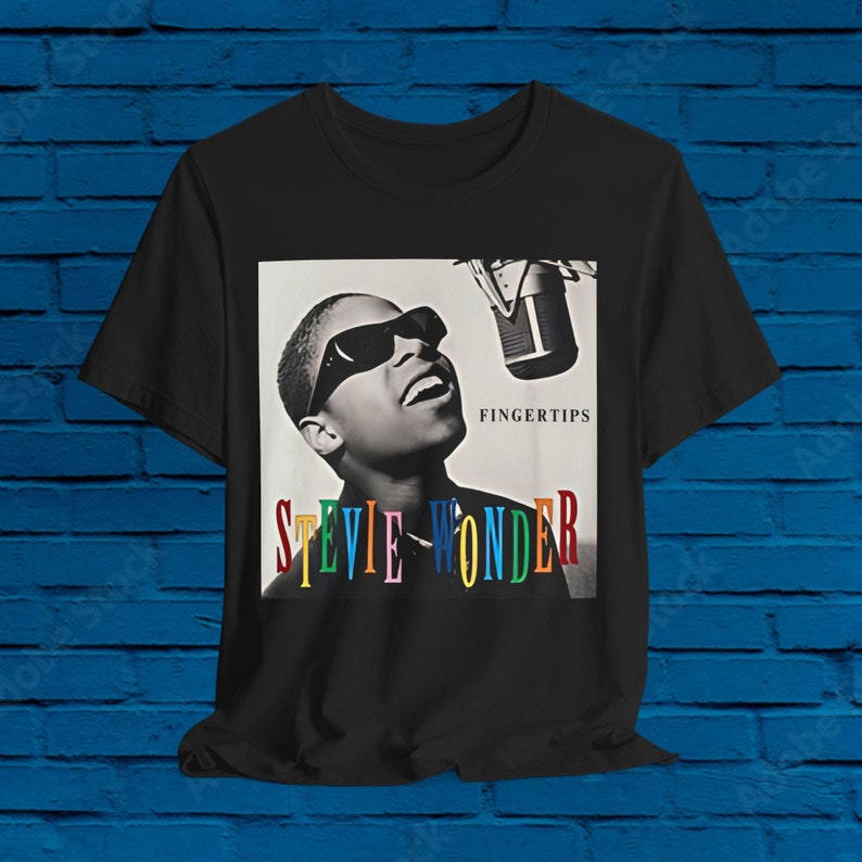 Stevie Wonder Exclusive: Debut Album Janet Jackson Shirt