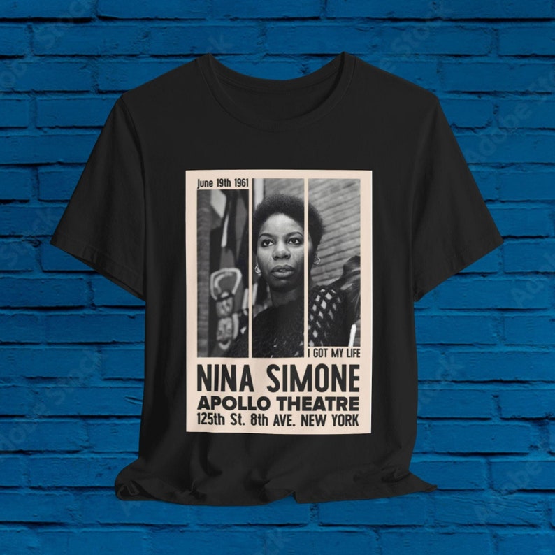 Nina Simone Rare! Apollo '61 Billie Holiday Shirt