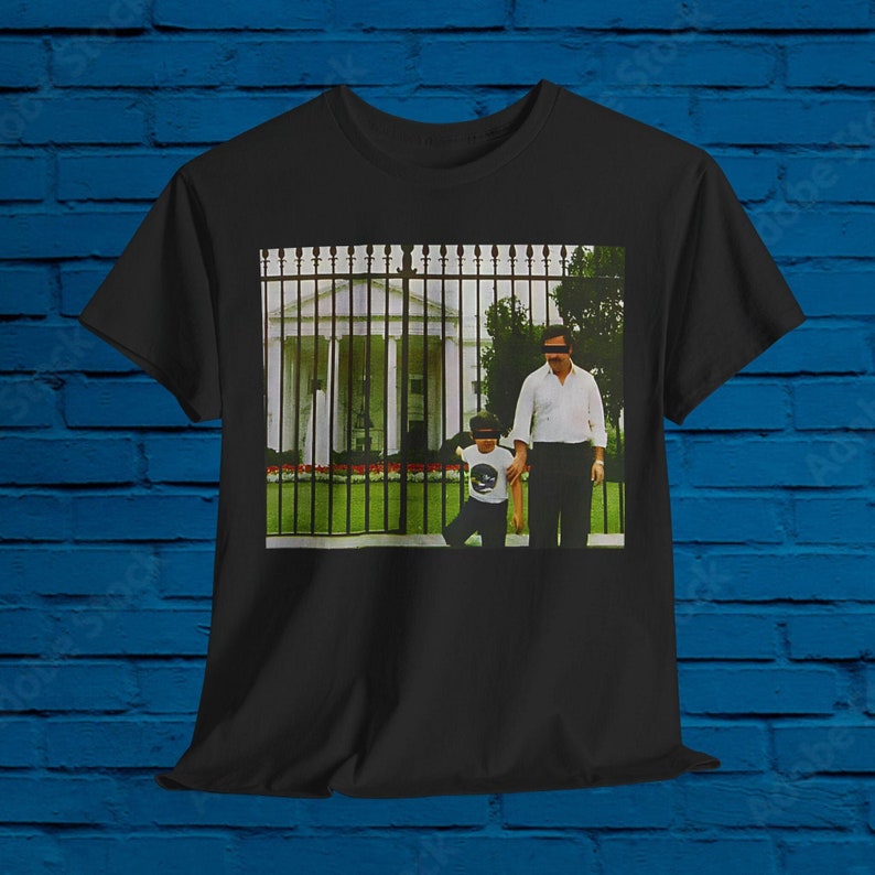 Pablo Escobar Sick Whitehouse Photo! Narcos Mugshot Shirt
