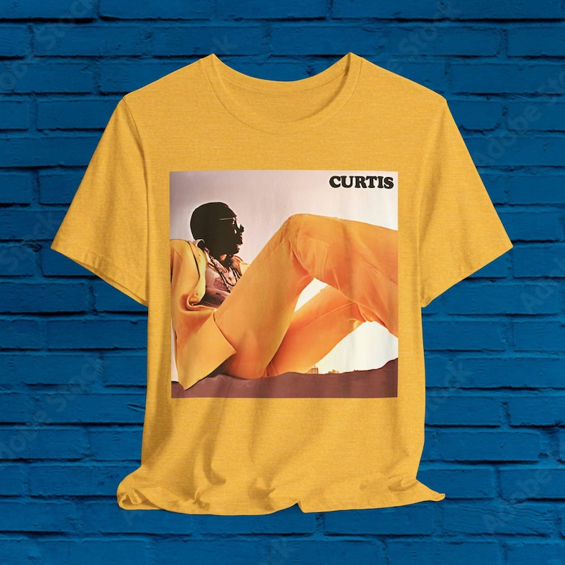 Curtis Debut! Superfly 70S Marvin Gaye Shirt