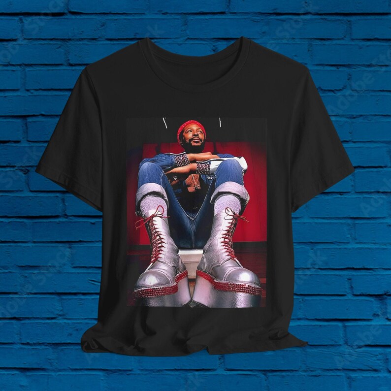 Marvin Gaye Enhanced Iconic Boots! Stevie Wonder Diana Ross Shirt