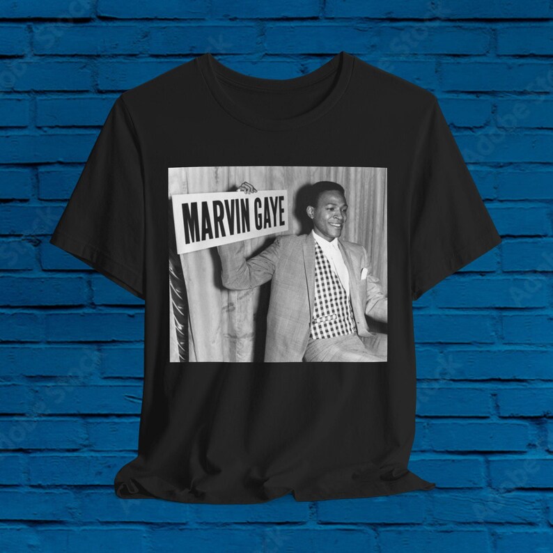 Marvin Gaye New 60S W Sign! Stevie Wonder Shirt