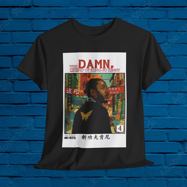 Kendrick Lamar Classic Damn: Legend Of Kung Fu Kenny Shirt