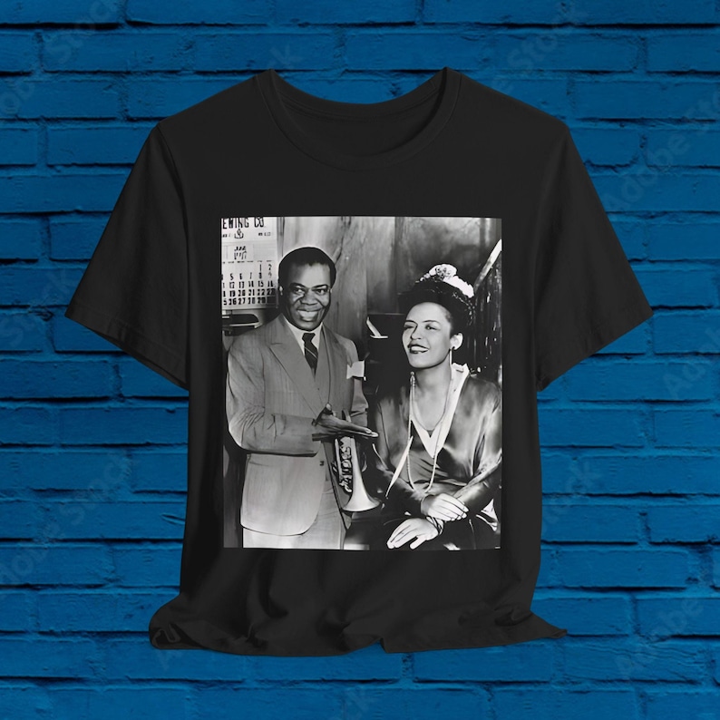 Billie Holiday Rare +L0Uls Arm Black History! Harlem Renaisance Shirt