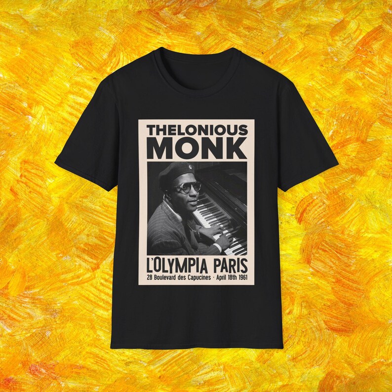 Thelonious Monk L' Olympia Jazz Shirt