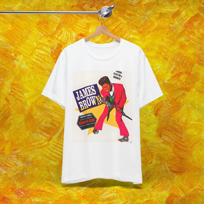 James Brown Harlem Poster! Janet Jackson Michael Shirt