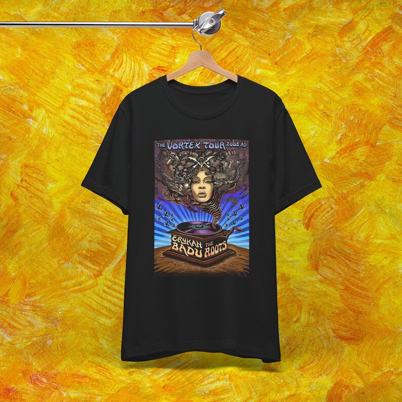 Erykah Badu Ultra Rare! Ft Roots! Stevie Wonder Janet Jackson Shirt