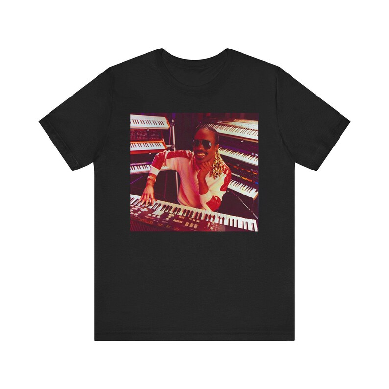 Stevie Wonder Keyboards! Janet Jackson Erykah Badu Shirt