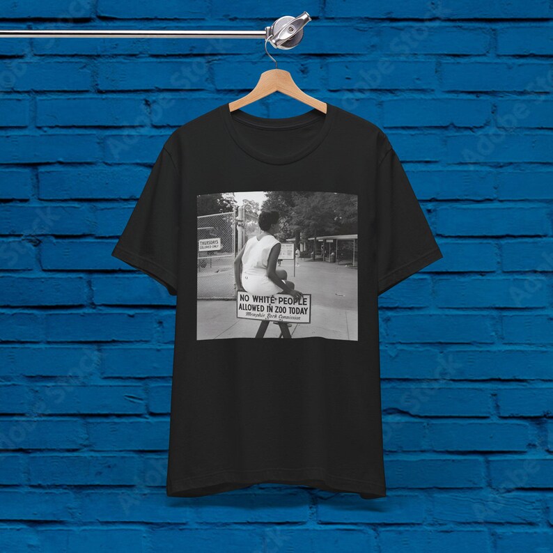 No White People Allowed In Zoo Today Rare Black History! Malcolm X Angela Davis Shirt