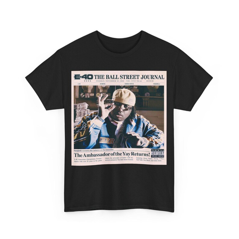 E 40 Ball Street Journal! Mac Dre Too Short Shirt
