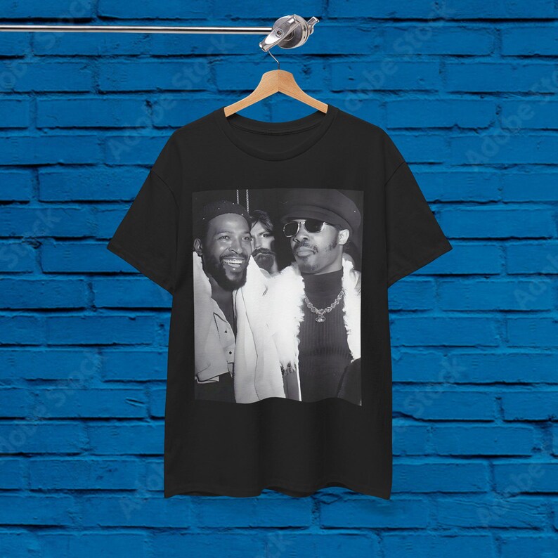 Stevie Wonder Gangster Marvin Gaye! Janet Jackson Shirt