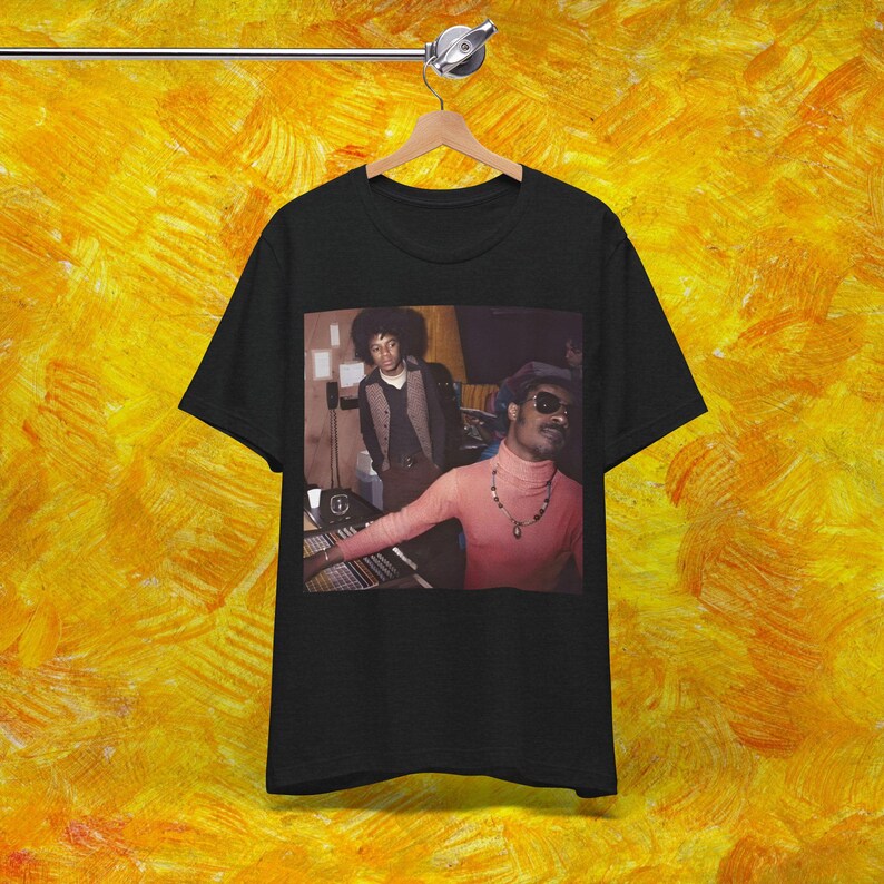 Stevie Wonder Mj Goat Pic! Marvin Gaye Shirt