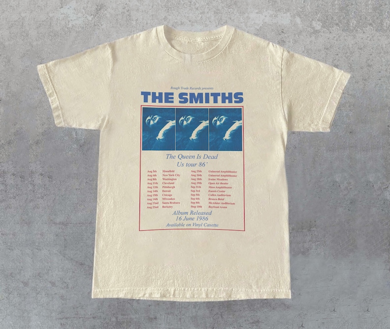 The Smiths Vintage Shirt The Smiths Band Shirt Music Band Graphic Shirt