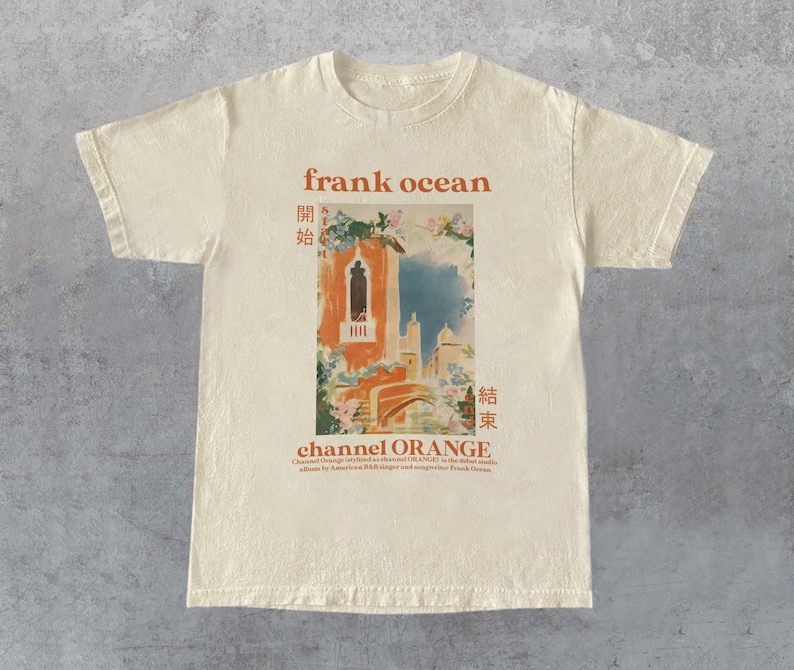 Channel Orange Shirt, Frank Shirt, Orange Graphic Shirt, Shirt, Gift For Men