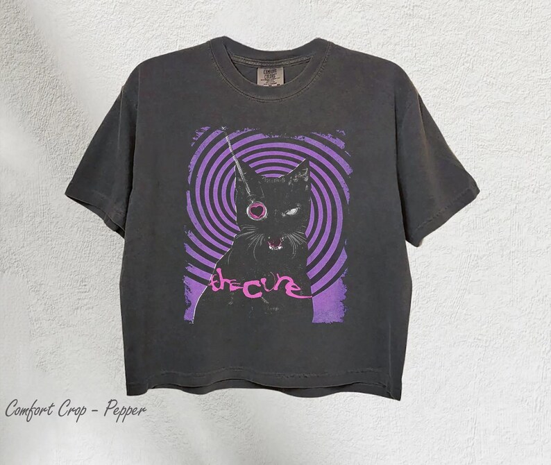 The Cure Crop Top The Cure 90S Vintage Shirt The Cure Merch