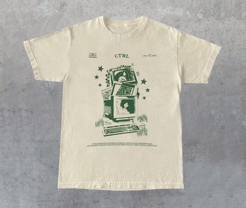 Ctrl Shirt,Shirt, Retro Ctrl Design Shirt, Album Sos Shirt, Ctrl Shirt, Gift For Men