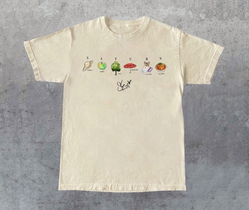 Saturn Shirt Retro Sza Saturn Shirt Album Cover Graphic Shirt