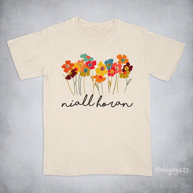 Niall Horan Shirt Hello Lovers Shirt Niall Flower Shirt