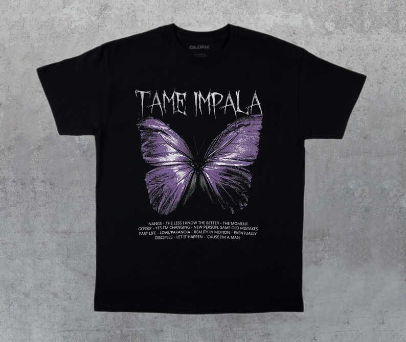 Vintage Tame Impala Shirt Tame Impala Shirt Music Band Graphic Shirt