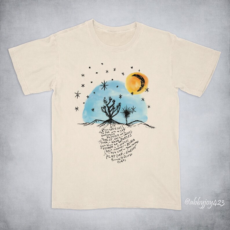 5Sos Shirt, 5 Seconds Of Summer Desert Sun Shirt, 2025 Tour Concert, Trending Shirt