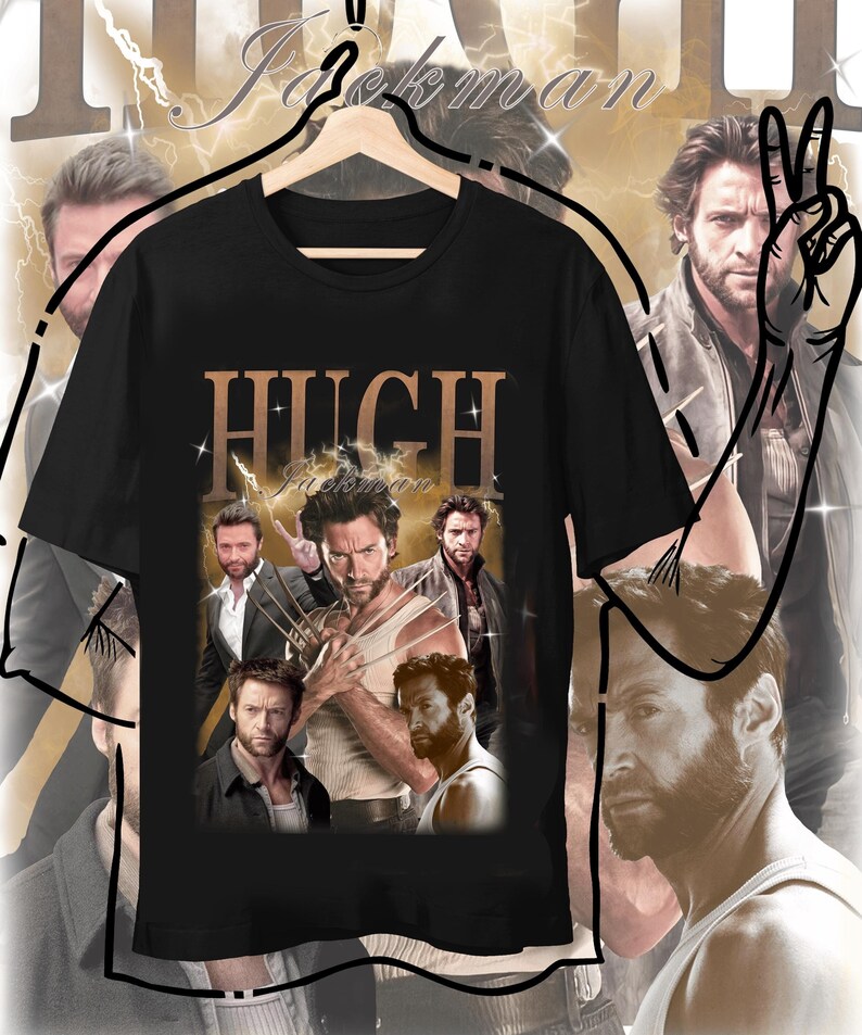 Hugh Jackman Vintage Shirt Hugh Jackman Sweashirt Wolverine Shirt