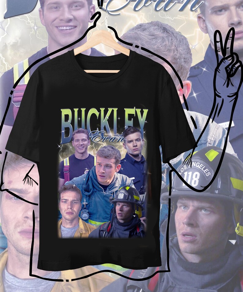 Evan Buckley Retro Shirt Nine Eleven Shirt Series Retro Shirt