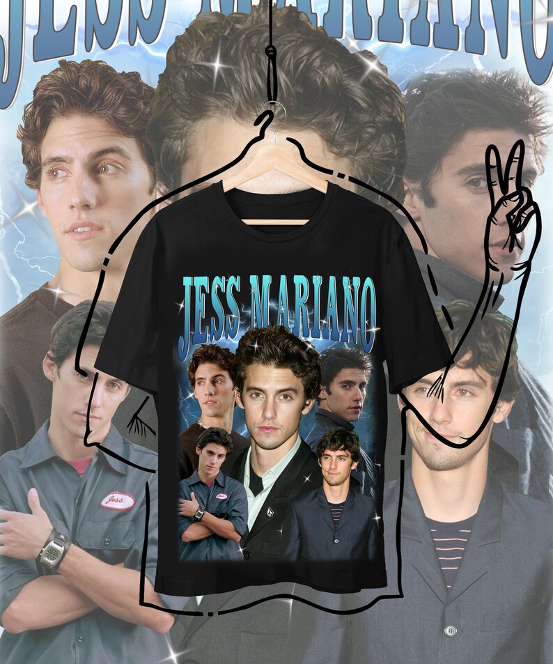 Jess Mariano Vintage Shirt Graphic Shirt Retro 90'S Fans Homage Shirt
