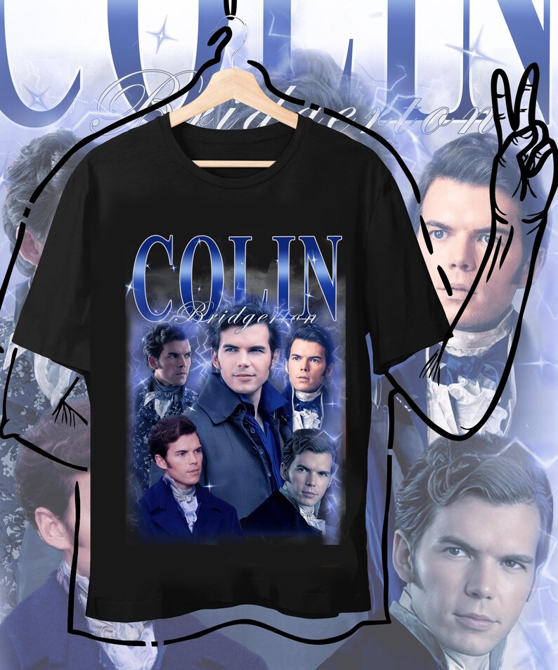 Colin Bridgerton Vintage Shirt Colin Bridgerton Movie Tv Series Shirt