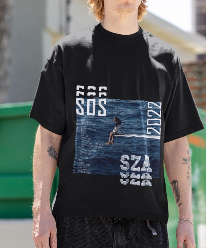 Sza Sos Album Shirt Sza New Album Aesthetic Shirt Music Rnb Singer Rapper Shirt