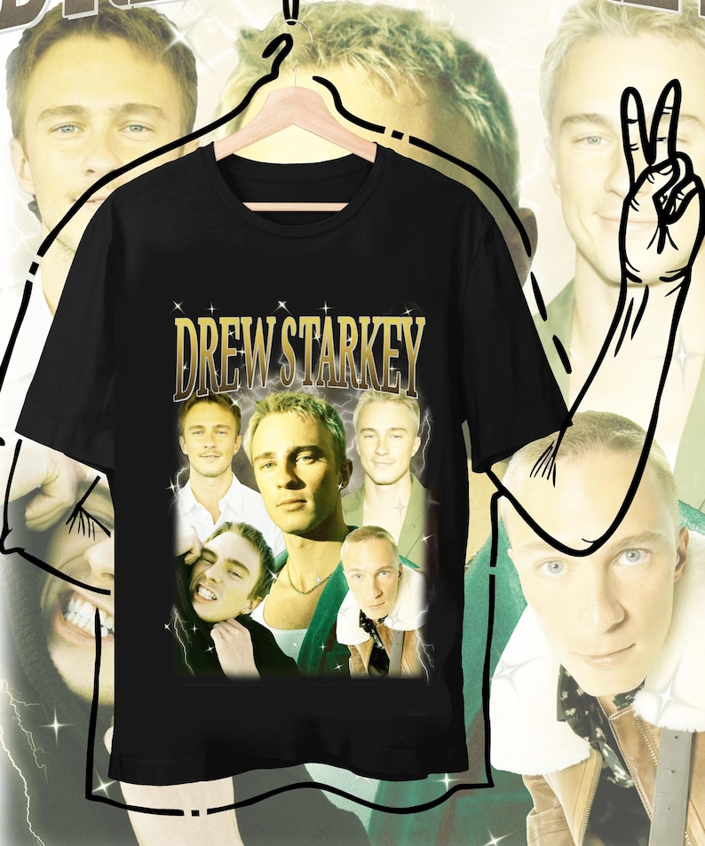 Drew Starkey Vintage Shirt Drew Starkey Retro 90'S Fans Homage Shirt