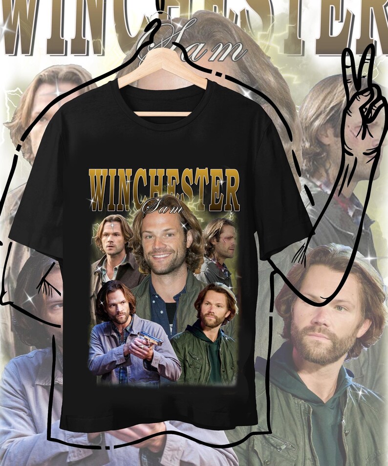 Sam Winchester Vintage Shirt Sam Winchester Bootleg Shirt Gift