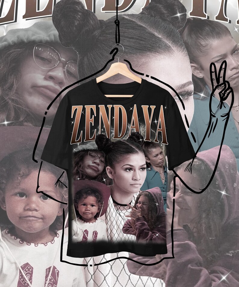 Zendaya Vintage Shirt Zendaya Sweashirt Baby Zendaya Retro Bootleg Shirt