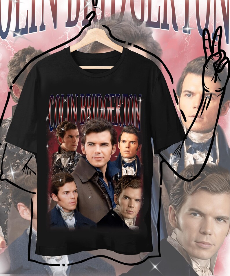 Colin Bridgerton Vintage Shirt Colin Bridgerton Movie Tv Series Shirt