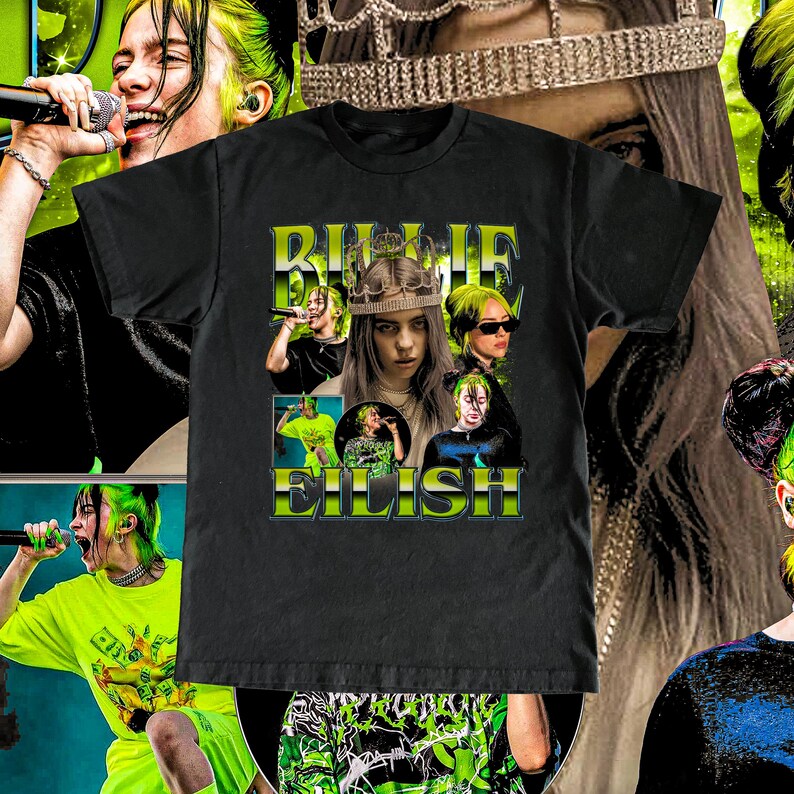 Kids Vintage Billie Eilish Shirt Custom Vintage Design High Quality Shirt