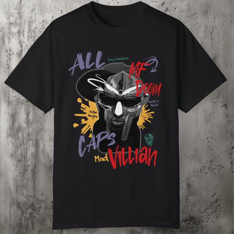 Mf Doom Shirt Retro Vintage Style -Legend Shirt Retro Rapper Shirt Underground Rapgifshirt