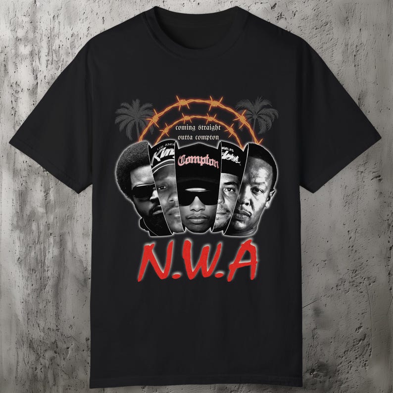 Nwa Tribute Shirt -Legends Shirt West Coast Rap Shirt Vintage Rap Shirt Compton Graphic Shirt Rap Gift 90S Music Shirt