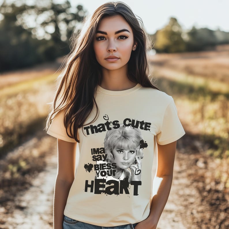 That'S Cute Bless Your Heart Shirt Funny Southern Quote Shirt Vintage Retro Graphic Shirt