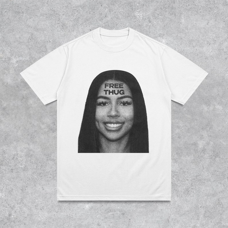 Mariah The Scientist Graphic Shirt, Free Thug Head Cut-Out Shirt, Young Thug, Music Gift Idea