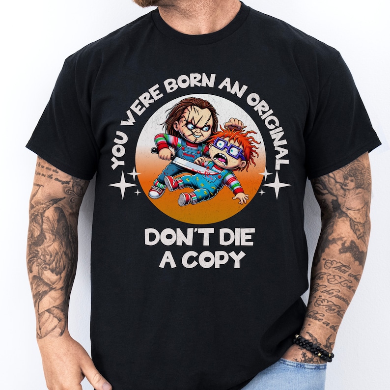 Chucky Vs Chuckie Shirt Retro Horror Vintage Cartoon Rugrats Shirt